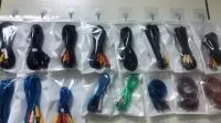 2RCA/3RCA Audio Video Transparent Cable RCA Cable 