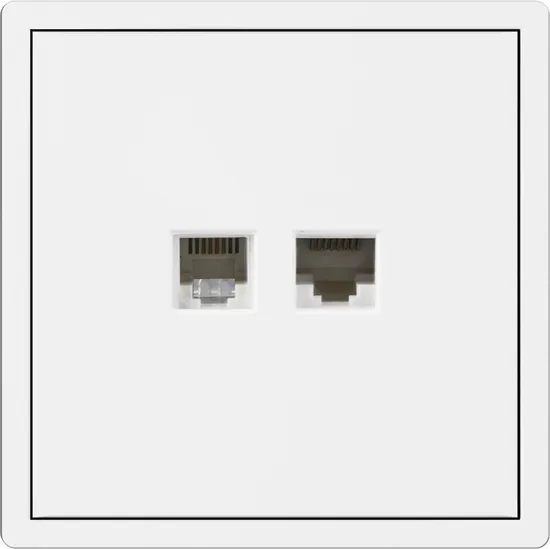 CE RoHS EU Standard Interruptores Wall Socket Electrical Appliances Hot Sale Big Board Double Computer Socket 