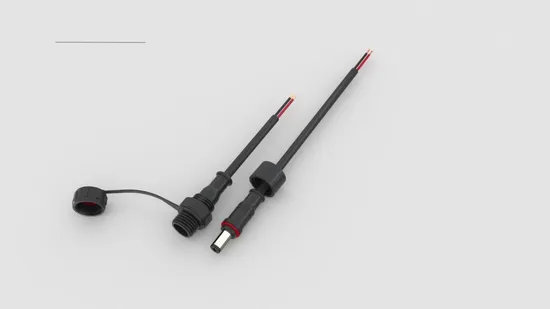 Ahua IP65 Waterproof Male Female Panel DC Power Connector Types 