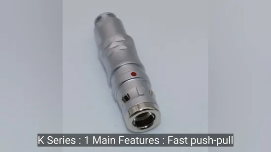 Qm B Serie Tgg Circular Push Pull Waterproof M12 RJ45 AC/DC Metal Aerial Electrical Connector 